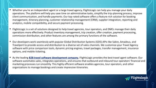 Travel Agency Management System | OTA Software | PDF