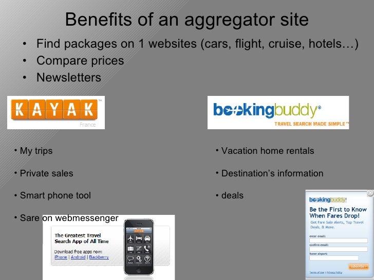 Travel Aggregators sites