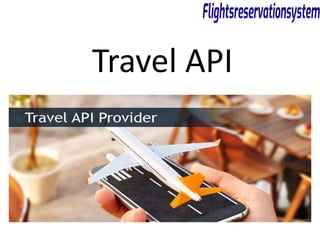 Travel API
 