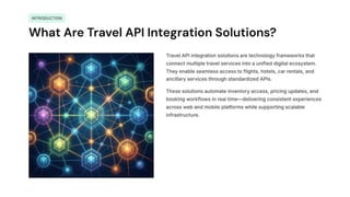 Ultimate Best Powerful Travel API Integration Solutions | PDF