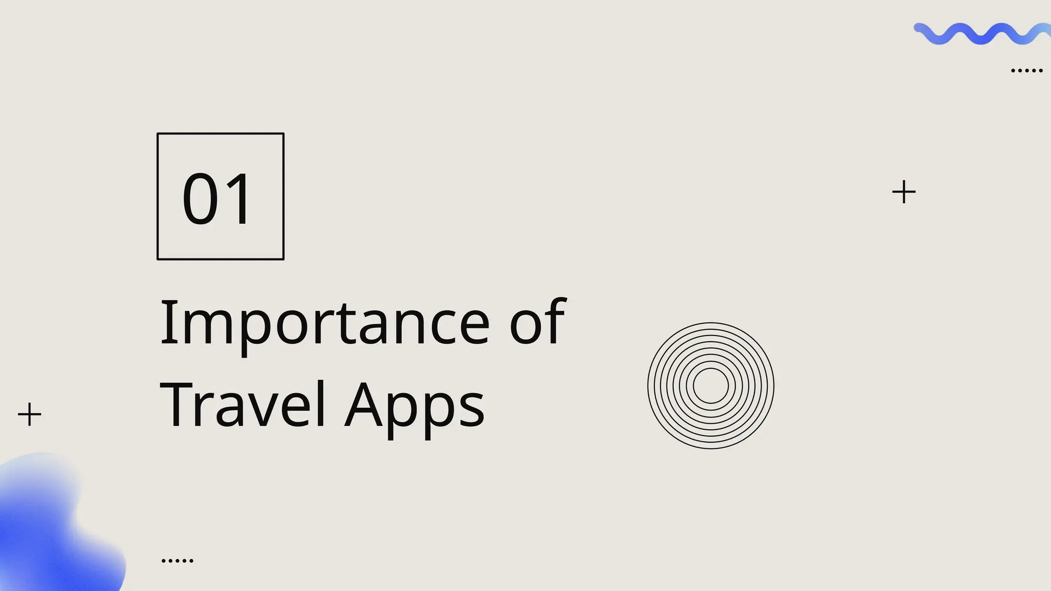 Importance of
Travel Apps
01
 