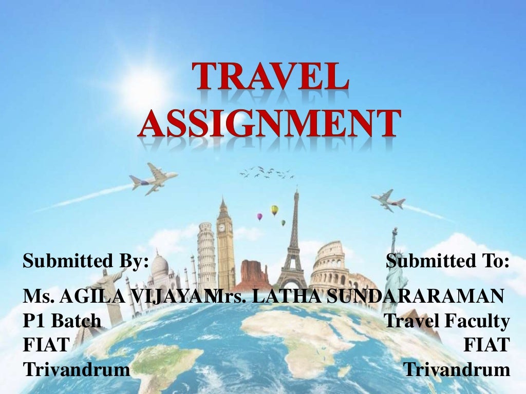 travel assignment pdf download