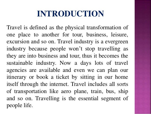 travel assignment pdf download