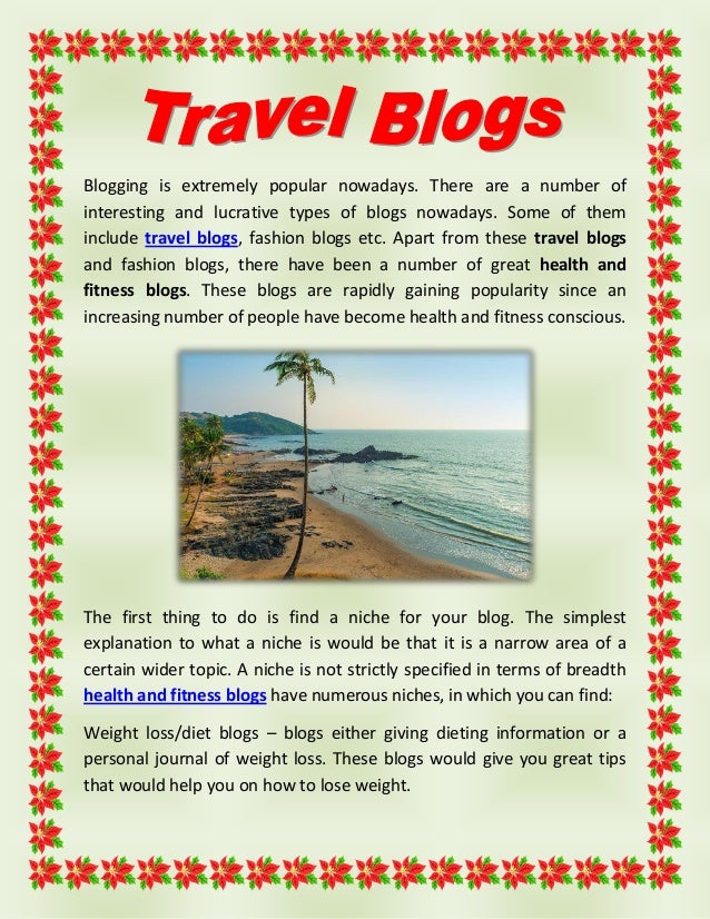 Travel blogs
