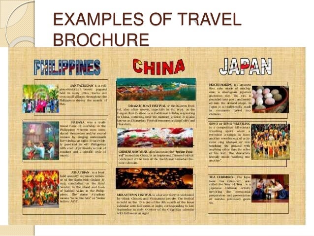 travel brochure grade 8 travel brochure example