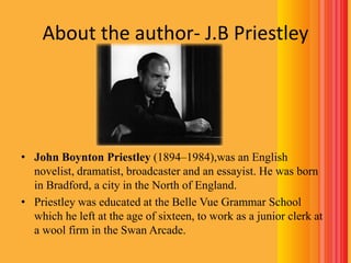 Travel By Train by J.B Priestley | PPTX