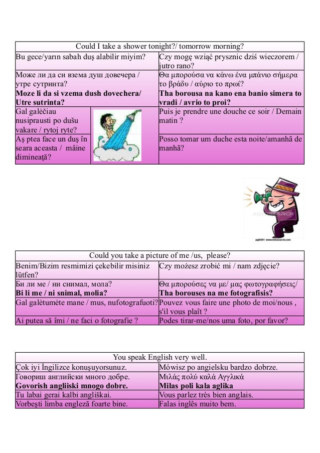 Travel conversation guide