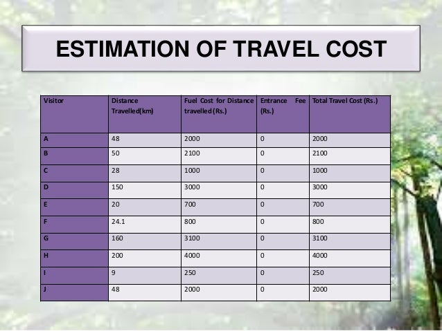 travel cost meta analysis