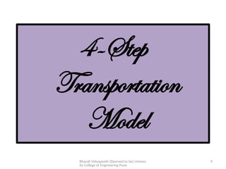 Travel Demand Based Modal Split Analysis.pptx