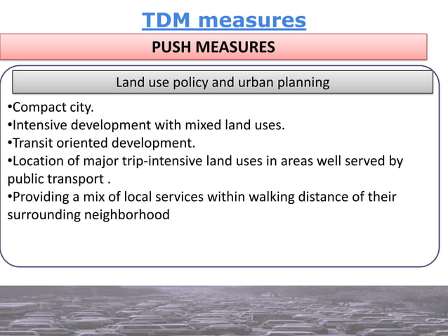 Travel Demand Management