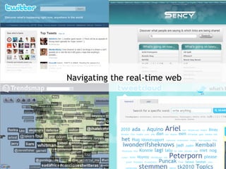 Navigating the real-time web 