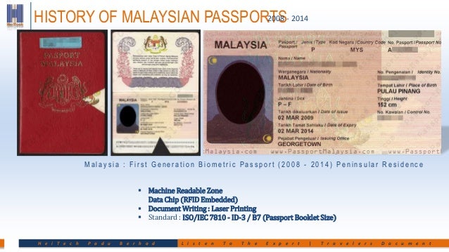type of travel document held malaysia
