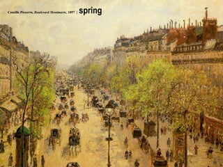 Camille Pissarro, Boulevard Montmarte, 1897 |   spring
 