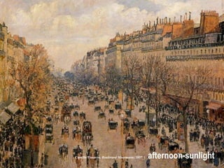 Camille Pissarro, Boulevard Montmarte, 1897 |   afternoon-sunlight
 