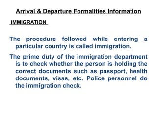 Formalities Image Comprehensive Guide to International Travel Formalities and ...
