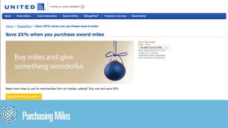 Purchasing Miles 
 