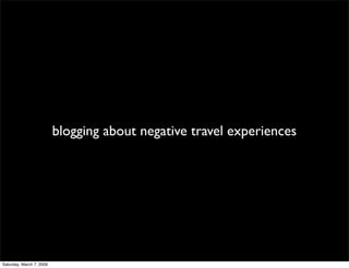 Adventures of a traveling blogger