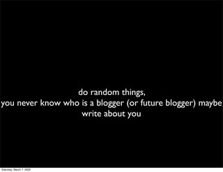 Adventures of a traveling blogger