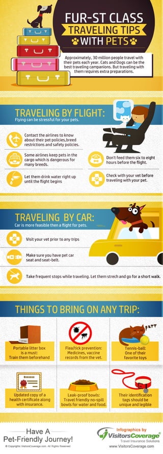 Infographics: Traveling with Pets? 