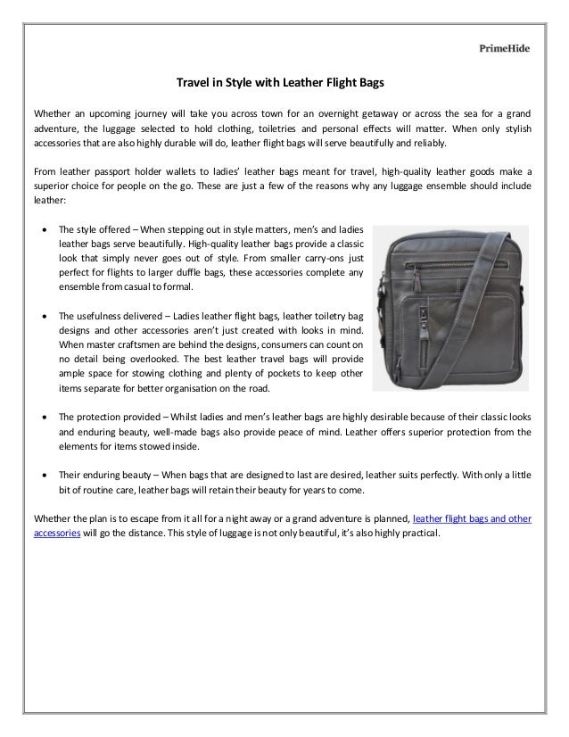 ladies flight bags