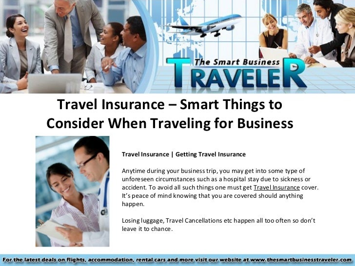 Travel Insurance Smart Things to Consider When Traveling