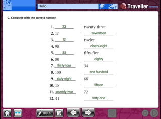 Traveller elementary_Hello