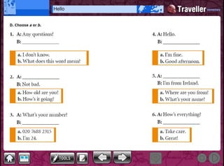 Traveller elementary_Hello