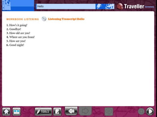 Traveller elementary_Hello