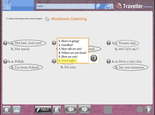 Traveller elementary_Hello
