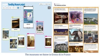 The museums we know in Greece & in France
 