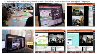 eTwinning Day & Diversity Day / Both schools presented “If our school were a village of 100 people…”
 
