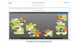 A puzzle for ice-breaking activities
 