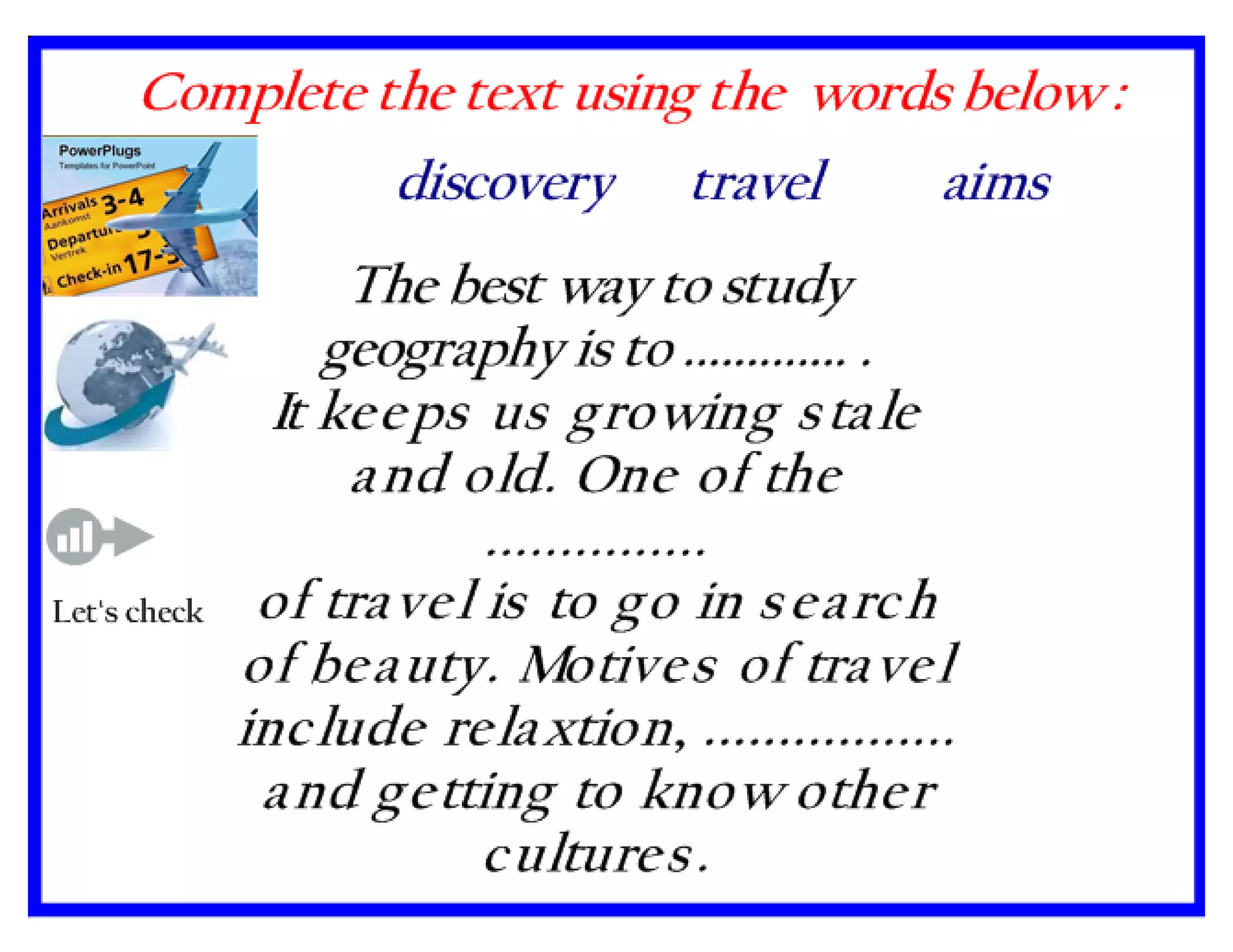 Travelling new version