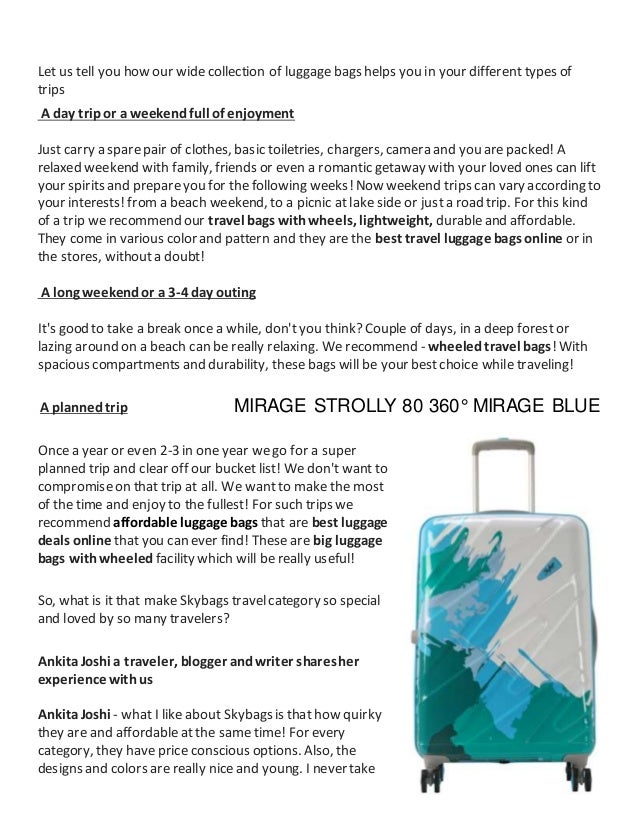 skybags oscar strolly 79 360