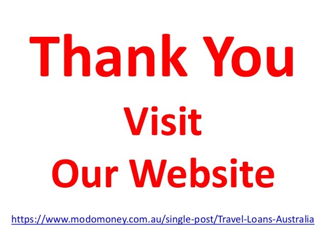 Travel Loans Melbourne