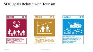 SDG goals Related with Tourism
26-10-2021 Dr.Anitha Wilson 5
 