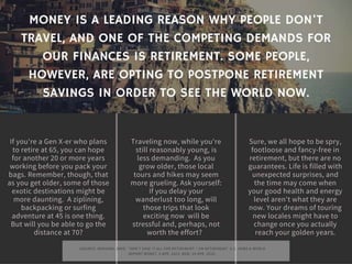 Travel or Retire?