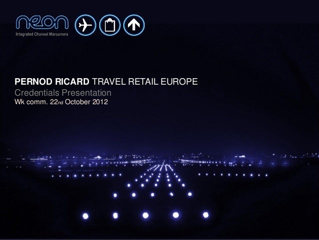 Pernod Ricard Travel Retail Europe Pernod Ricard Travel Retail Europe