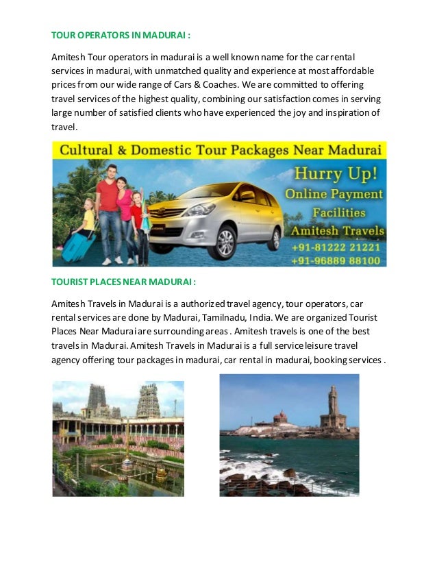 Madurai Tour Operators Madurai Tour Operators