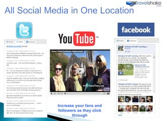 Increase your fans and followers as they click through 