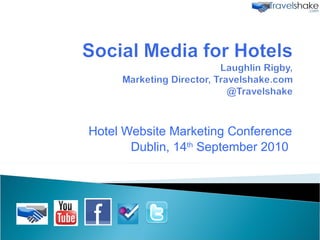 Hotel Website Marketing Conference Dublin, 14 th  September 2010  