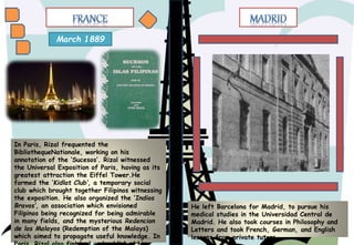Travels of rizal | PPTX