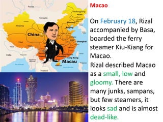 Travels of Rizal | PPTX