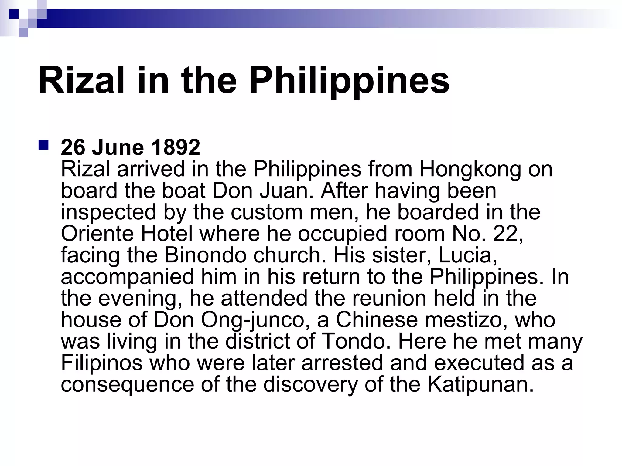 Travels of rizal (1) | PPT