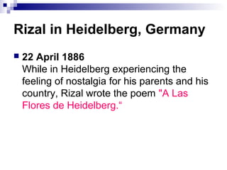 Travels of rizal (1) | PPT