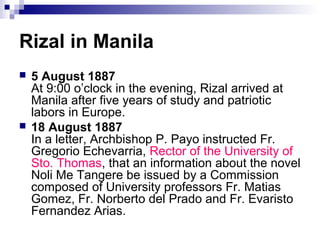 Travels of rizal (1) | PPT