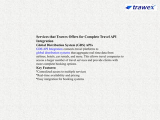 TRAVEL SUPPLIER API INTEGRATION | XML BOOKING ENGINE | PPTX