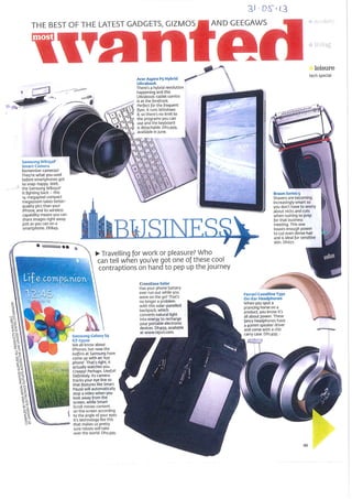 Travel Gadget - Friday Magazine 