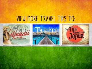 Travel Tips to India by @coryjim @yanceyu