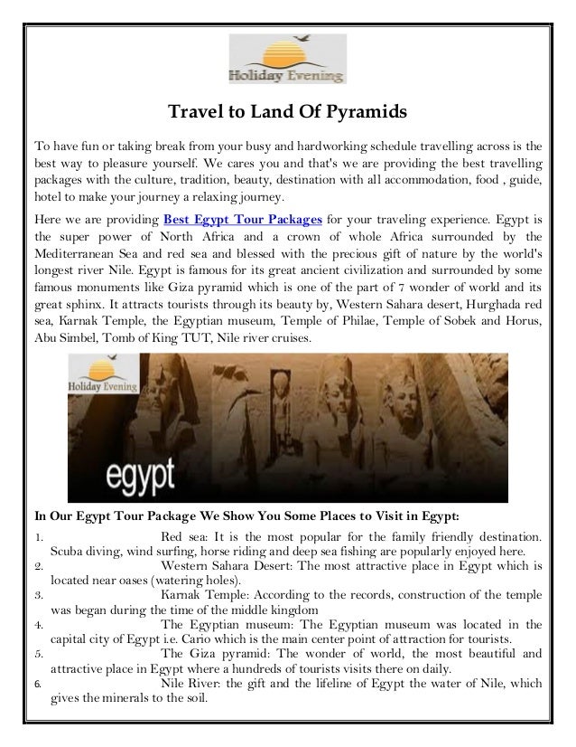 write a tourist information leaflet for the great pyramid